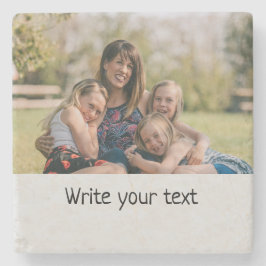 テキスシンプルミニマルト写真のクリスマスセントを追加 ストーンコースター