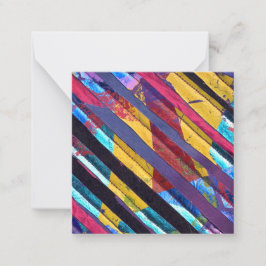 テキスストライプト ノートカード