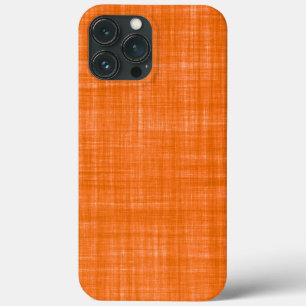 テキスタイルのオレンジ色のファブリック写真 iPhone 13 PRO MAXケース