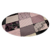 テキスタイルのランジェリー：パッチワークヴィンテージパターン カッティングボード (角)