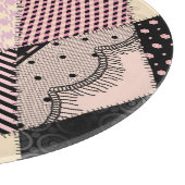 テキスタイルのランジェリー：パッチワークヴィンテージパターン カッティングボード (角)