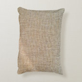 テキスタイルの茶色の背景ファブリック アクセントクッション (裏面(縦))