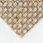 テキスタイルの茶色の背景ファブリック フリースブランケット (角)