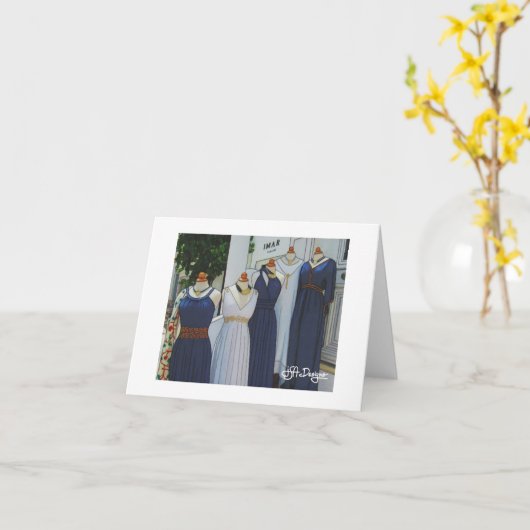 テキスタイルアートギリシャノテカード カード (黄色い花)