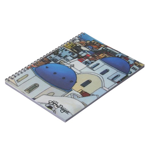 テキスタイルアートギリシャ手帳 ノートブック (左側)