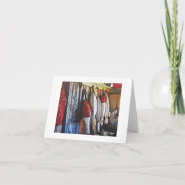 テキスタイルアートボートノテカード カード