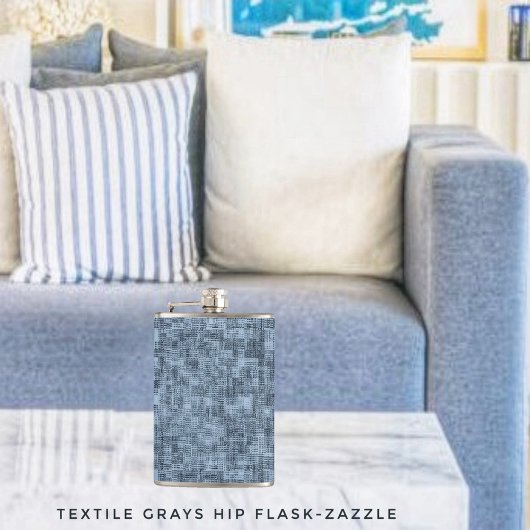 テキスタイルグレー フラスク