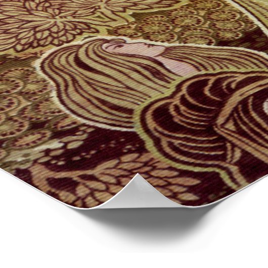 テキスタイルデザインバイクリストファードレッサー ポスター (角)