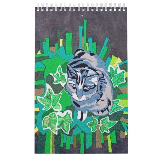 テキスタイルデザイン カレンダー (カバー)