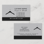 テキスタイルファッションブティッミニマルクハンガー 名刺 (正面/裏面)