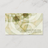 テキスタイルフロービジネスカード 名刺 (裏面)