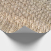 テキスタイルブラウンの背景布 ラッピングペーパー (角)