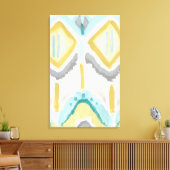 テキスタイル印象II キャンバスプリント (インサイチュ (リビング))