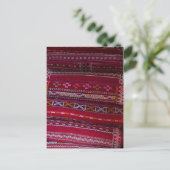 テキスタイル枕パターン ポストカード (スタンド正面)