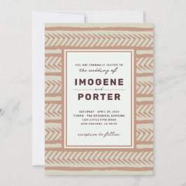 テキスタイル ウェディング 招待状