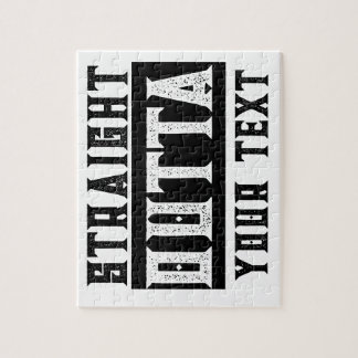 「テキストおもしろいをストレートで出力」 ジグソーパズル