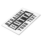 「テキストおもしろいをストレートで出力」 ノートパッド (アングル)