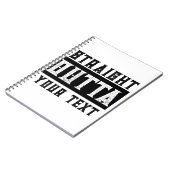 「テキストおもしろいをストレートで出力」 ノートブック (左側)