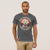 テキストとウェスティーの名前の追加 Tシャツ (正面フル)