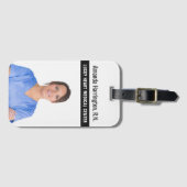 テキストと写真 ラゲッジタグ (正面横)