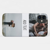 テキストと2枚の写真を追加モダン Case-Mate iPhoneケース (裏面(横))