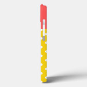 テキストのカラフルヴィンテージを黄色に追加ガーリーする Case-Mate iPhoneケース (裏面 / 左)