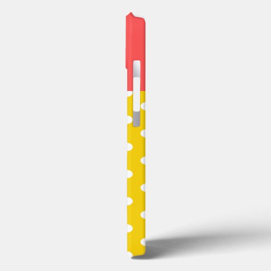 テキストのカラフルヴィンテージを黄色に追加ガーリーする Case-Mate iPhoneケース (裏面 / 左)