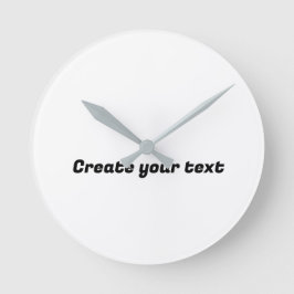 テキストのタイムピースを作成するティックトラックWall Art ラウンド壁時計