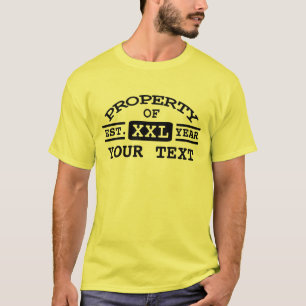 テキストのプロパテパーソナライズされたィ Tシャツ