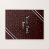 テキストの懸命青の難色を選無地の択 ジグソーパズル (横)