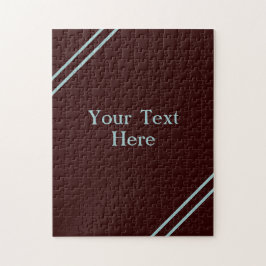 テキストの懸命青の難色を選無地の択 ジグソーパズル