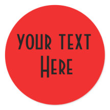 テキストの赤いシール