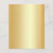 テキストの追加カスタムテンプレートフェイク金ゴールド チラシ (裏面)