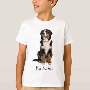 テキストの追加カスタムBernese Mountain Dog Tシャツ