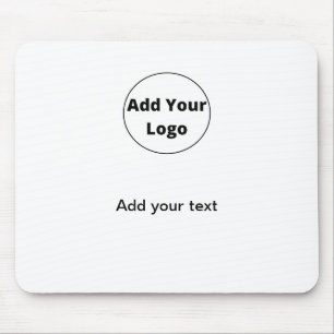 テキストの追加シンプルミニマルカスタムロゴの追加 マウスパッド