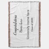 テキストの追加シンプル大学院の追加コース名の追加 スローブランケット (正面縦)