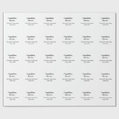 テキストの追加シンプル大学院の追加コース名の追加 ラッピングペーパー (フラット)