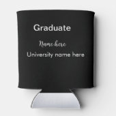 テキストの追加シンプル大学院の追加コース名の追加 缶クーラー (裏面)