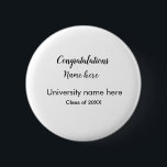 テキストの追加シンプル大学院の追加コース名の追加 缶バッジ<br><div class="desc">デザイン</div>