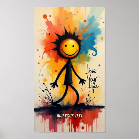 テキストの追加 ポスター (正面)