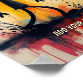 テキストの追加 ポスター (角)