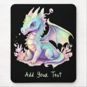 テキストの追加 – マウスパッド (正面)