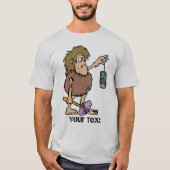 テキストの追加 – メンズベーシックTシャツ Tシャツ (正面)