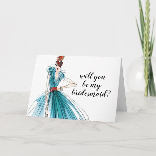 テキストの追加 |ワイルドアップル | Hauteオートクチュールファッション 招待状 (正面)