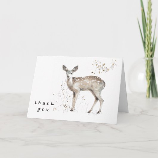 テキストの追加 | A Woodland Wark IX サンキューカード (正面)