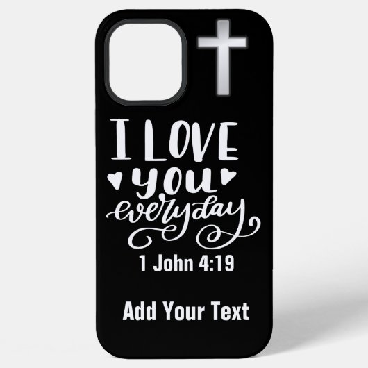 テキストの追加 – Apple iPhone 12 Pro Max Case iPhoneケース (裏面)