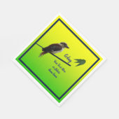 テキストの追加, Kookaburra Australia Dayパーティー スタンダードランチョンナプキン (角)