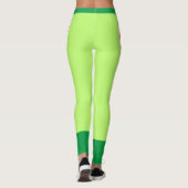 テキストの追加l Boho colors l Neon l Green Red レギンス (裏面)