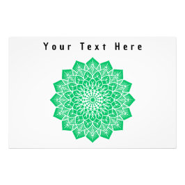 テキストはこちらカスタムグリーンアート写真の拡大 フォトプリント           