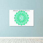 テキストはこちらカスタムArt Stretted Canvas Print キャンバスプリント (インサイチュ (ウッドフロア))